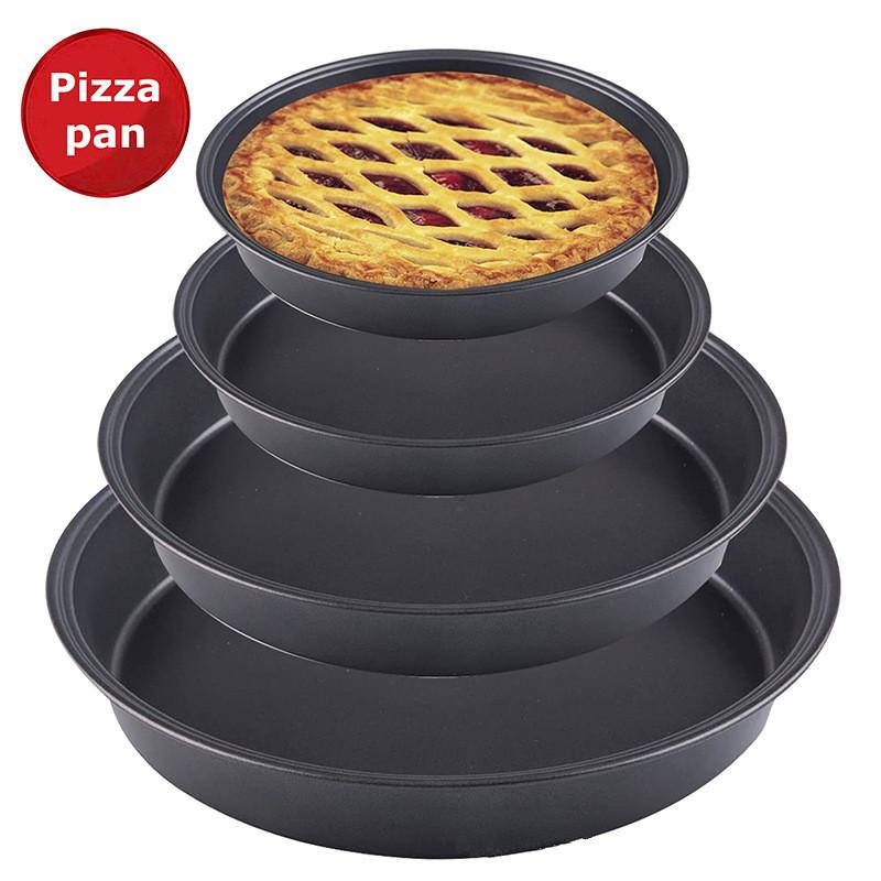 Kitchen Oven Baking Pans - 10/11/12/14 Inch Pizza Baking Pan Nonstick