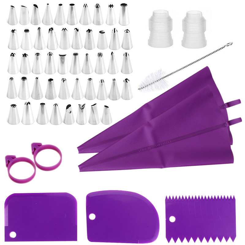 Kitchen And Baking Equipment - Stainless Steel Cake Decorating Nozzle Piping