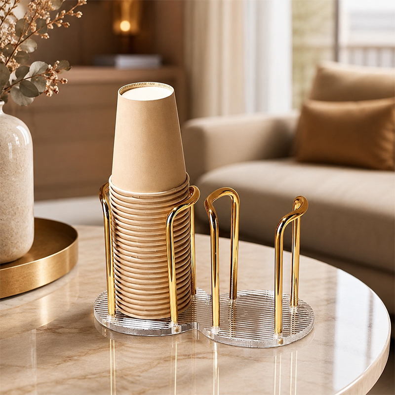 Kitchen Up - Two Slots Cup Dispenser Holder for