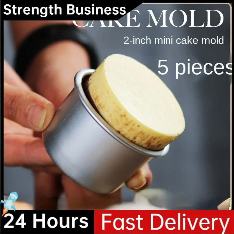 Muffin Tin Nonstick - 5PCS Mini Cake Mold Removable Non-stick
