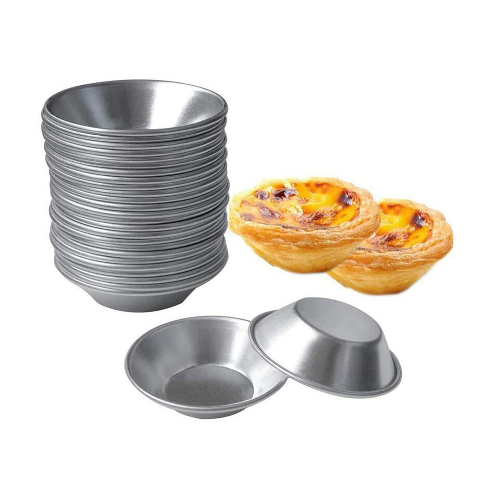 Muffin Tin Nonstick - 25Pcs Egg Tart Molds, Tartlets Dessert