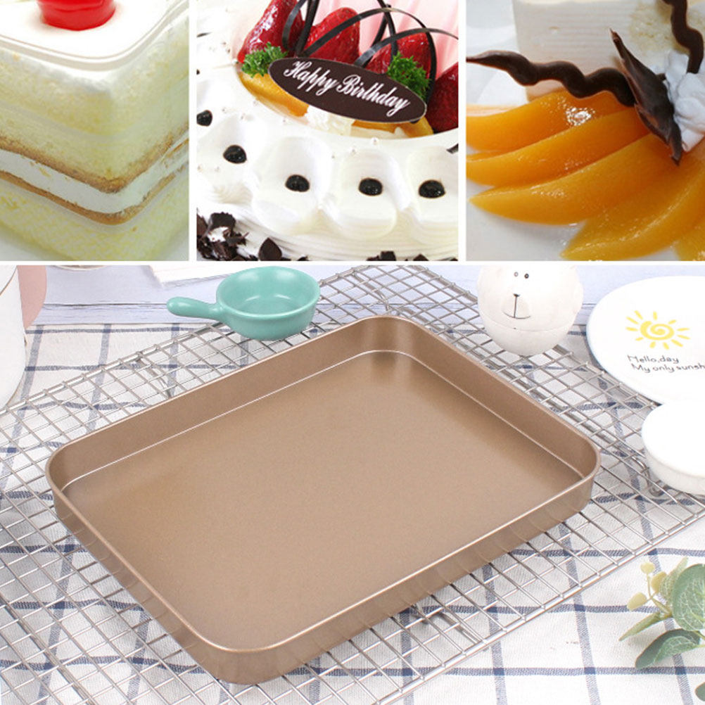 Kitchen Oven Baking Pans - Carbon Steel Rectangular Cake Pan 10