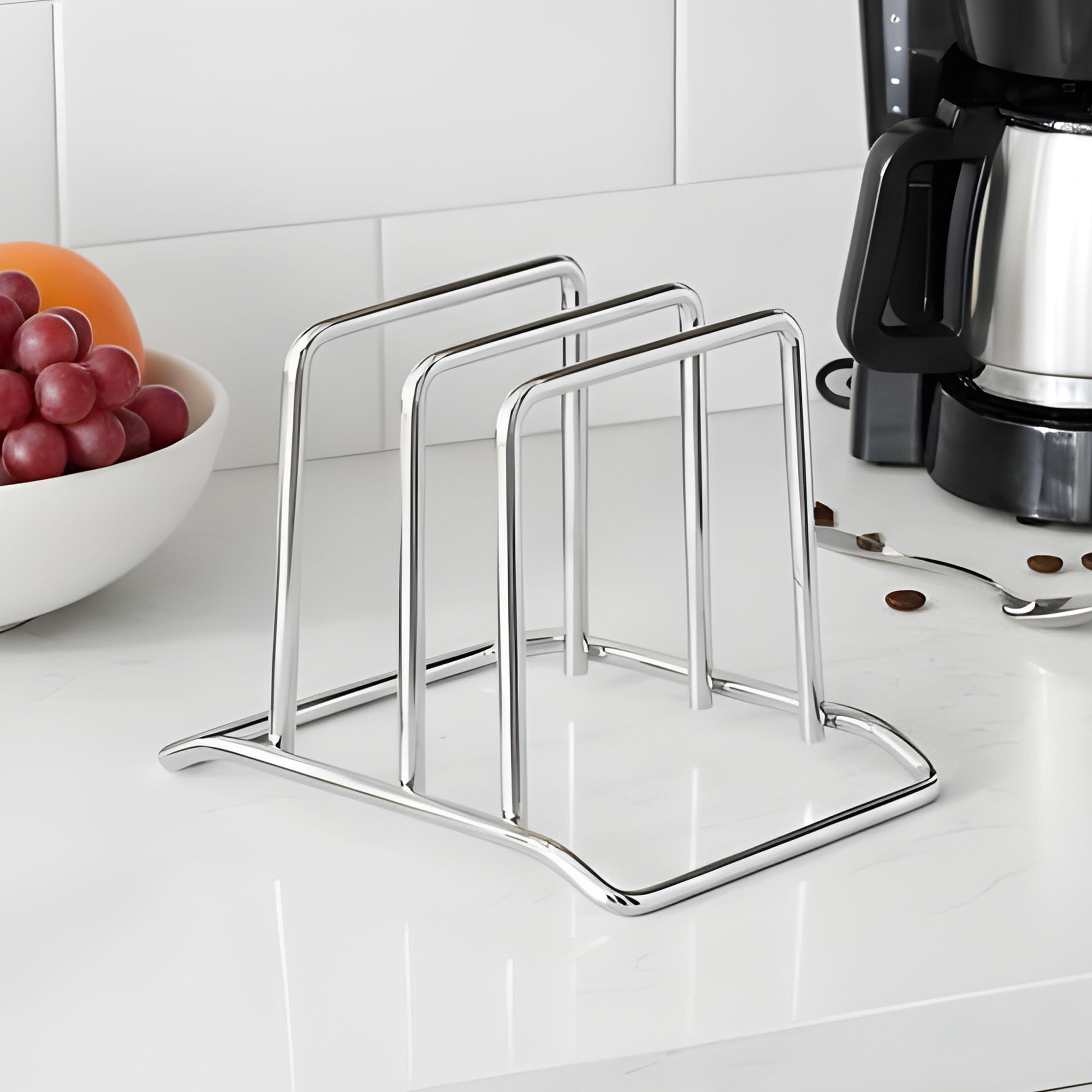 Cutting Board Holder Stainless - Kitchen Cabinet Baking Organizer 评论和价格