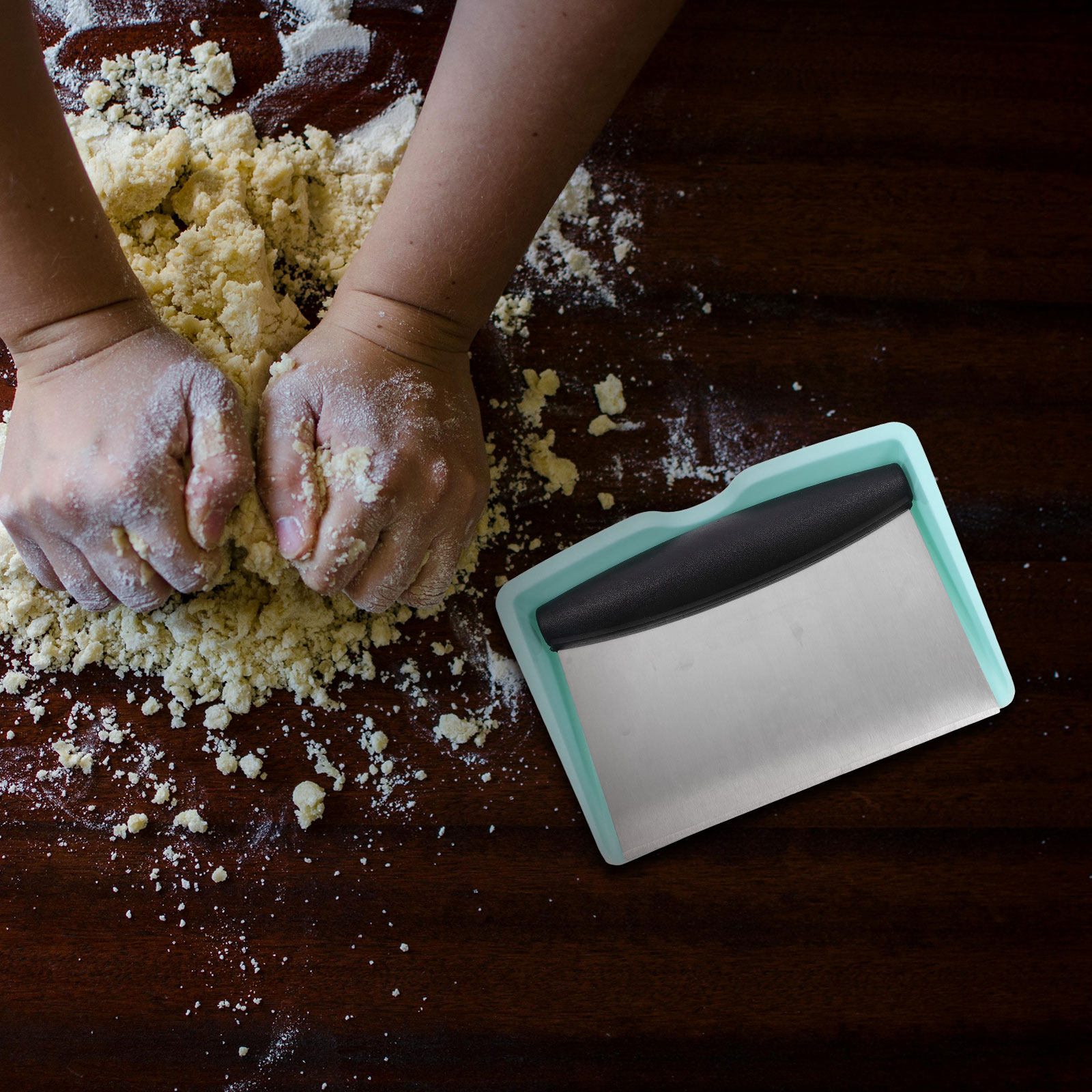 1Set Wear Resistant Dough Cutt - Bench Scraper Dough 评论和价格