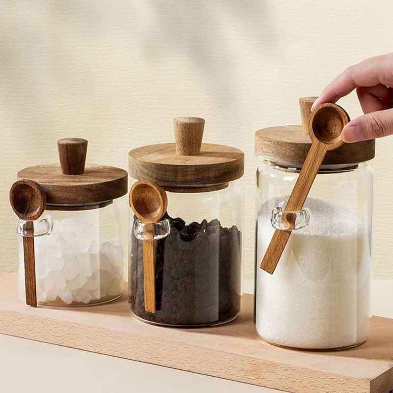 Clear Glass Candy Snack Jar wi - Kitchen Bank 评论和价格