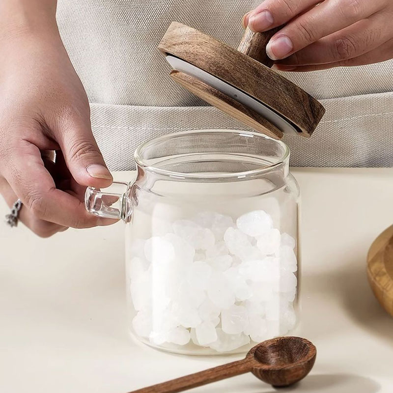Clear Glass Candy Snack Jar wi - Kitchen Bank 评论和价格