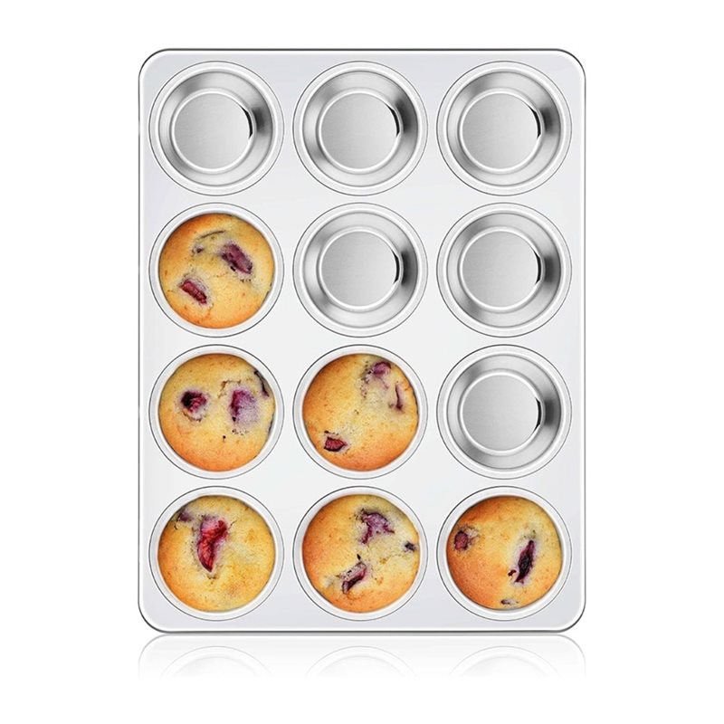 ABGH-Muffin Pan, Stainless Ste - Muffin Tin Nonstick 评论和价格