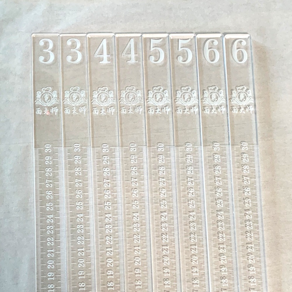 Acrylic Balance Ruler For Bisc - Fondant Smoother Set 评论和价格