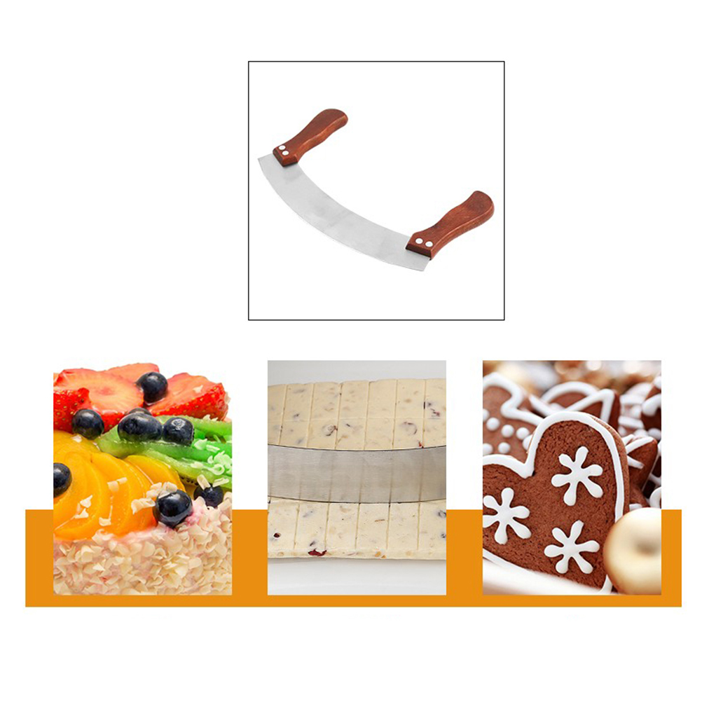 1pc Double Handle Nougat Cutte - Kitchen And Baking Equipment 评论和价格