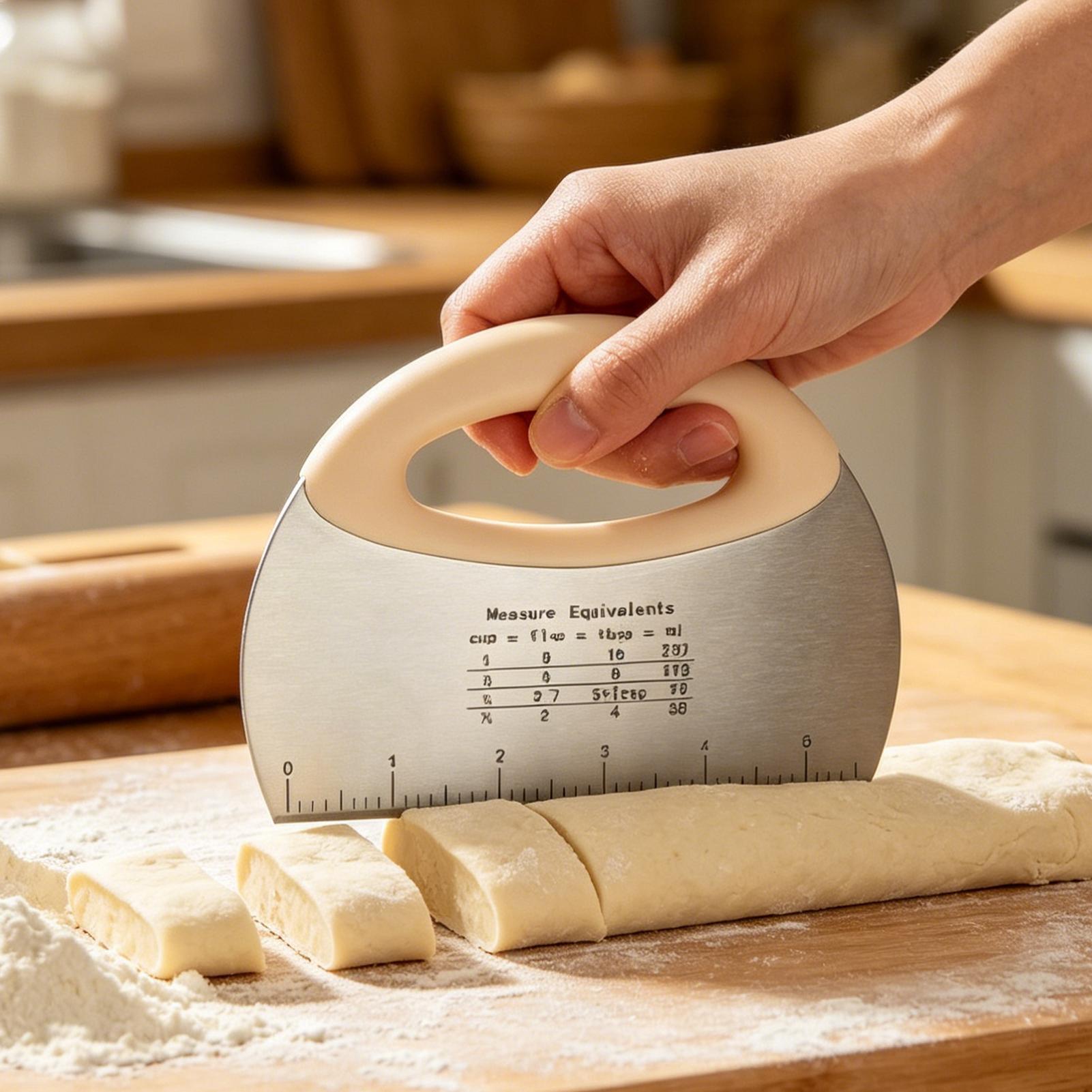 Kitchen Dough Scraper Stainles - Bench Scraper Dough 评论和价格
