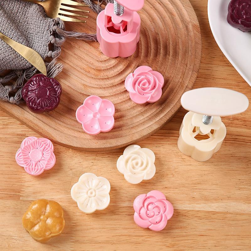 【LM】1 Set DIY Mooncake Mold Pl - Kitchen Baking Torch 评论和价格