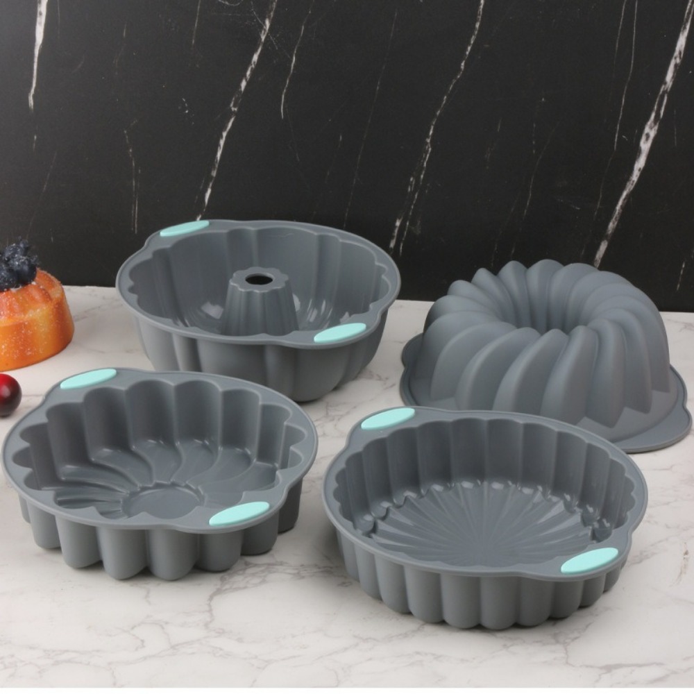 Silicone Cake Molds Heat Resis - Kitchen Oven Baking Pans 评论和价格