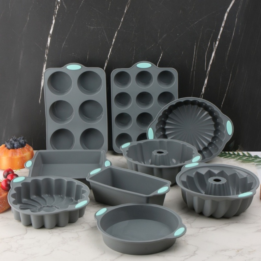 Silicone Cake Molds Heat Resis - Kitchen Oven Baking Pans 评论和价格