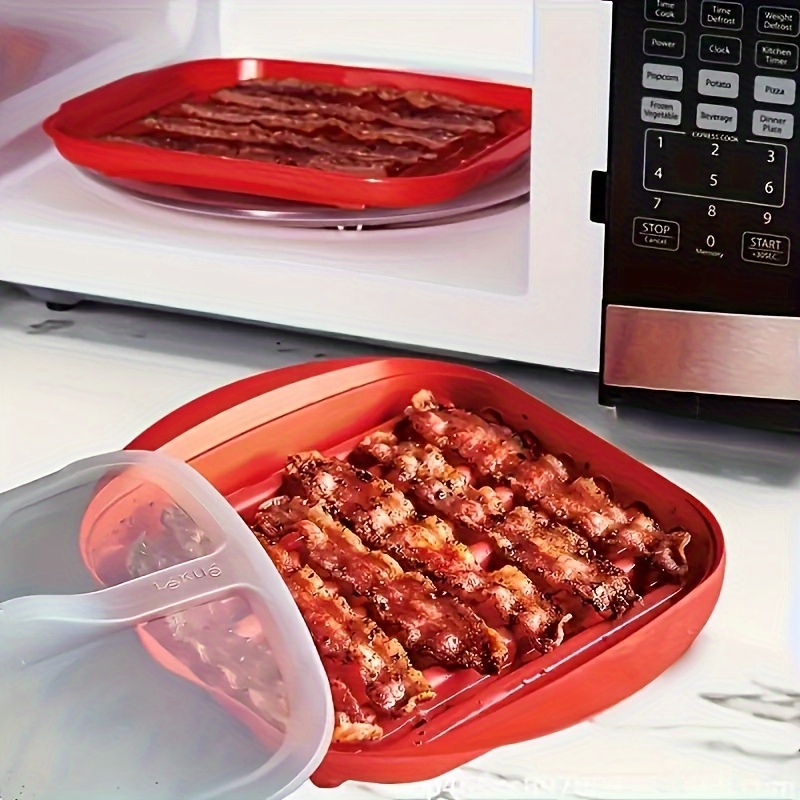Microwave Bacon Maker Cooker T - Kitchen Baking Mess 评论和价格