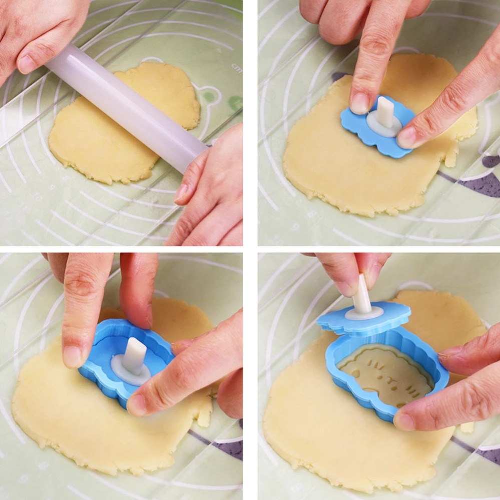 Cookie Mold Stamp Cartoon Saus - Baking Kitchen Diy 评论和价格