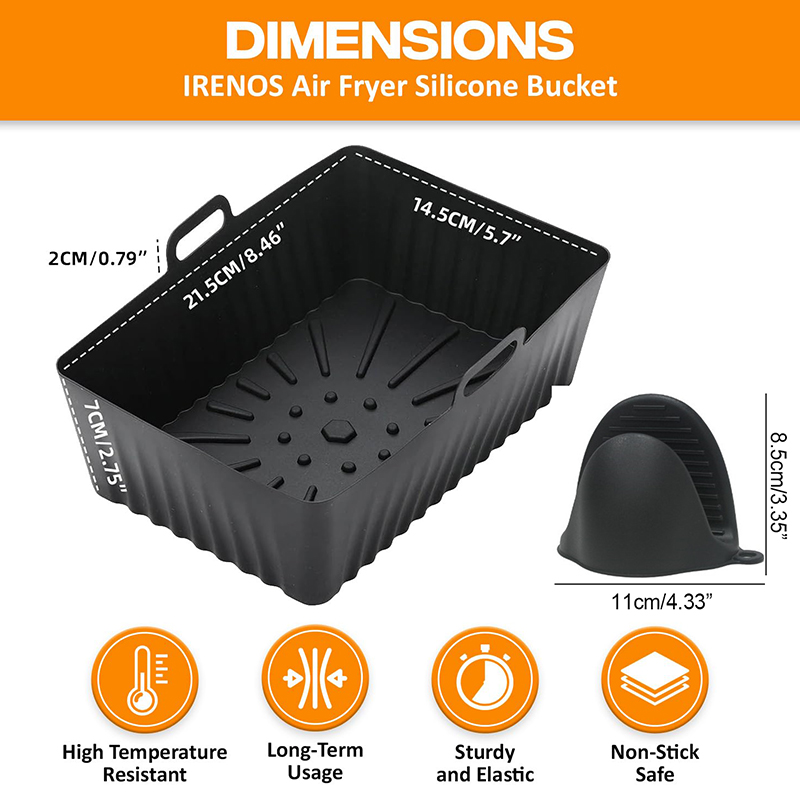 Silicone Air Fryer Liners Non- - Kitchen Baking Zone 评论和价格