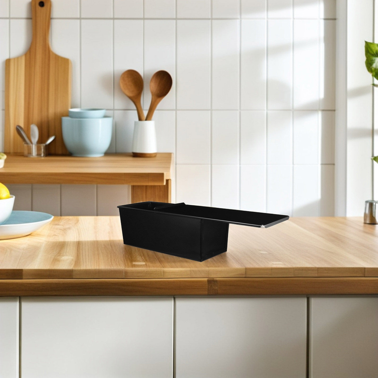 1Pcs Black Loaf Pan with Lid N - Kitchen Oven Baking Pans 评论和价格