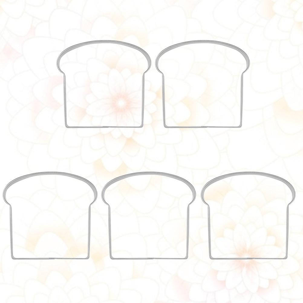 5Pcs Toast Shape Cookie Cutter - Baking Kitchen Diy 评论和价格