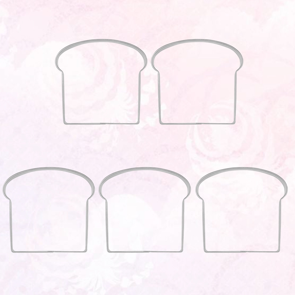5Pcs Toast Shape Cookie Cutter - Baking Kitchen Diy 评论和价格