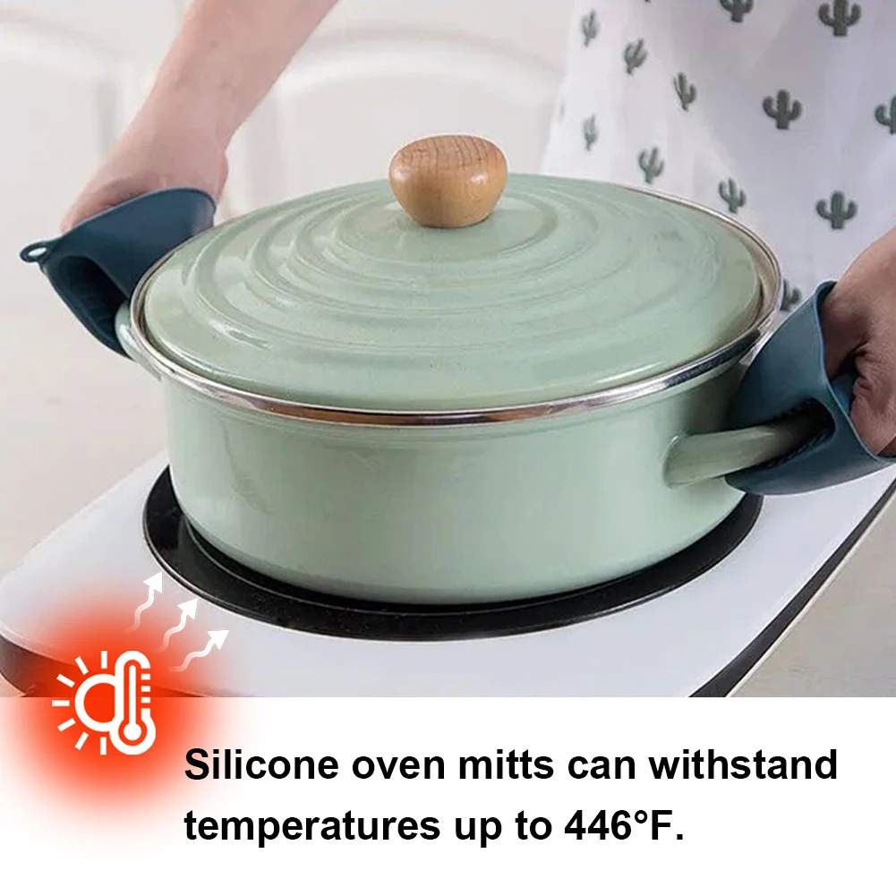 Silicone Oven Mitts Heat Resis - Kitchen Oven Baking Pans 评论和价格