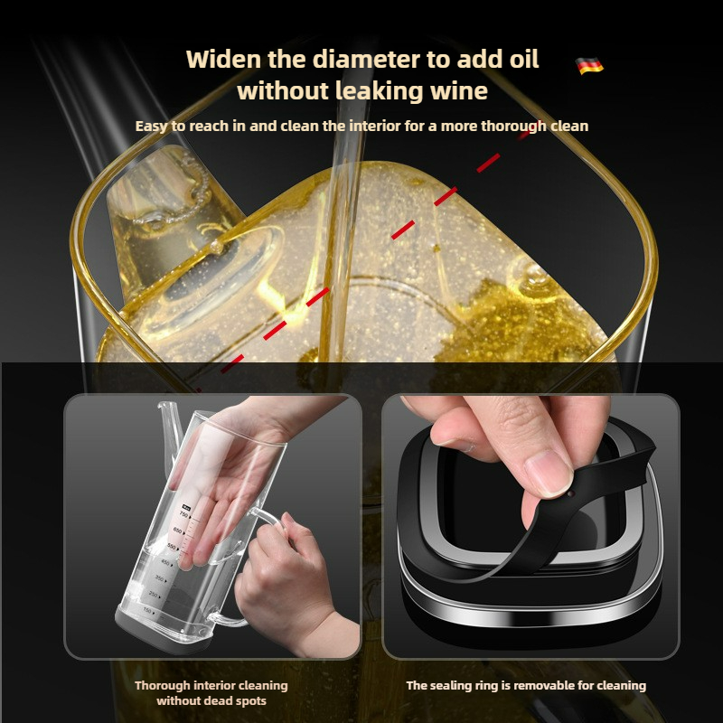 High Borosilicate Glass Oil Bo - Kitchen Baking Essentials 评论和价格