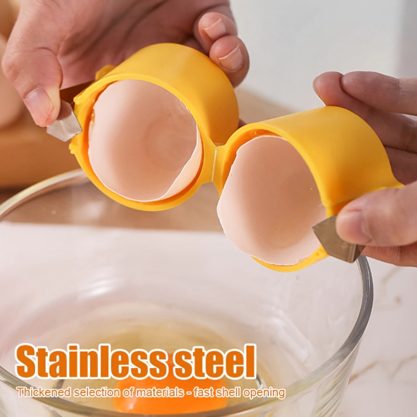 3pcs/1pc Stainless Steel Eggsh - Kitchen Baking Essentials 评论和价格