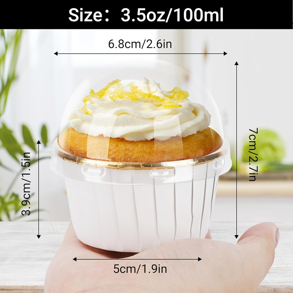 50 pcs Muffins Cup Paper Cupca - Baking Kitchen Diy 评论和价格