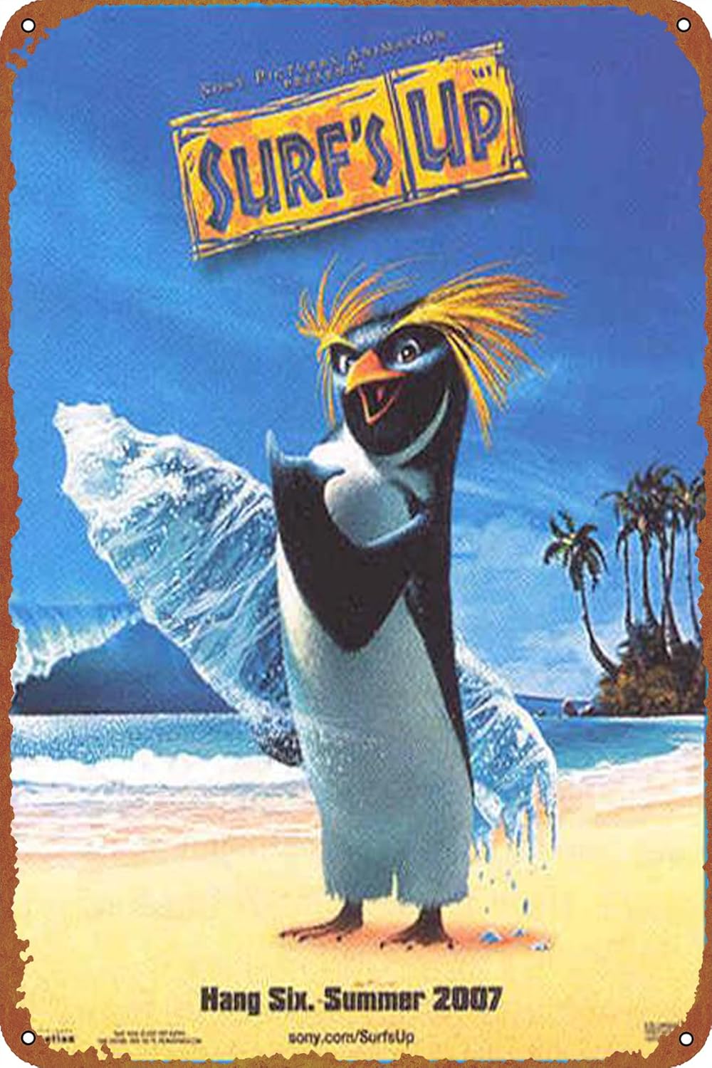 1p,Surfs Up Movie Poster Metal - Kitchen Up 评论和价格