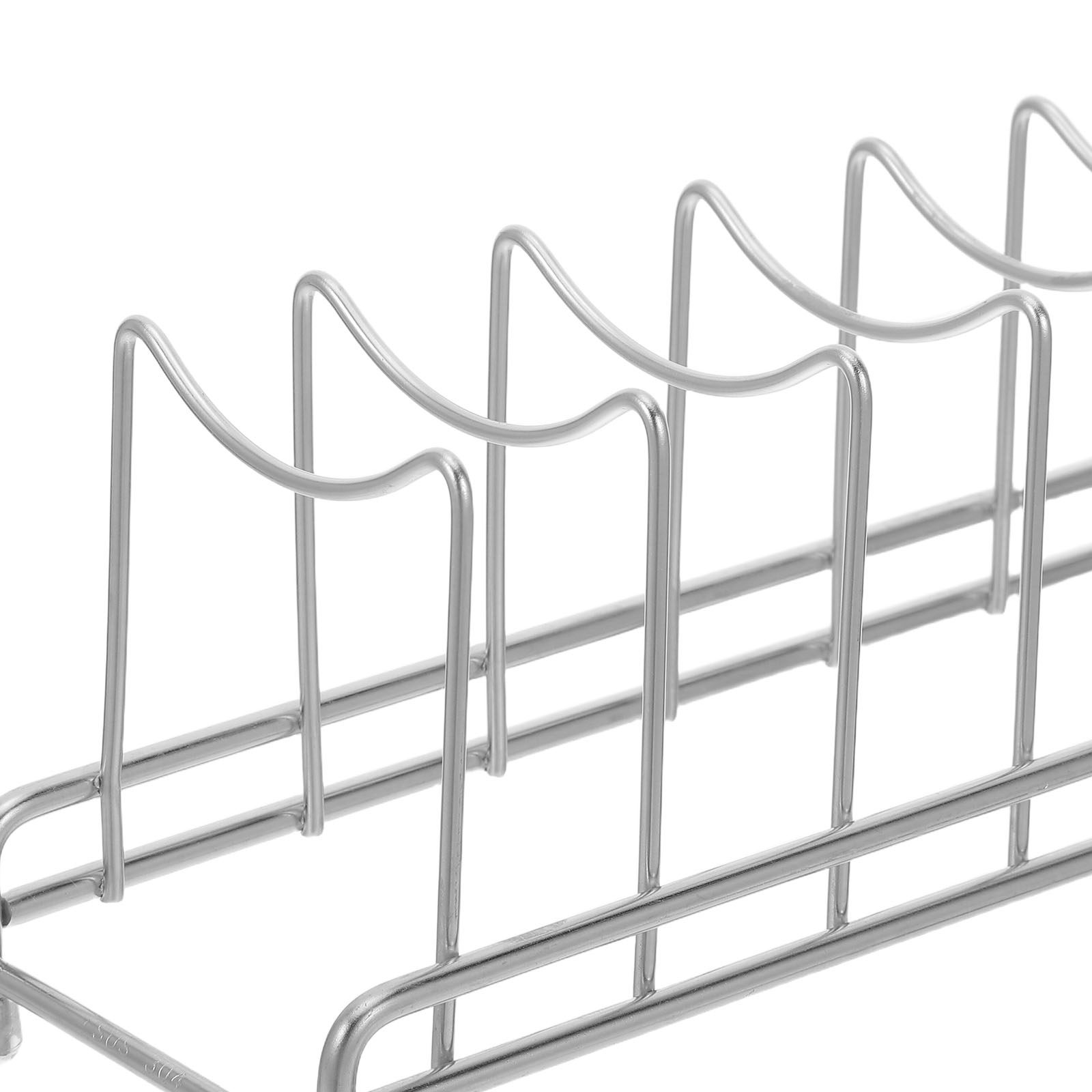 Stainless Steel 9 Section Pot  - Kitchen Cabinet Baking Organizer 评论和价格