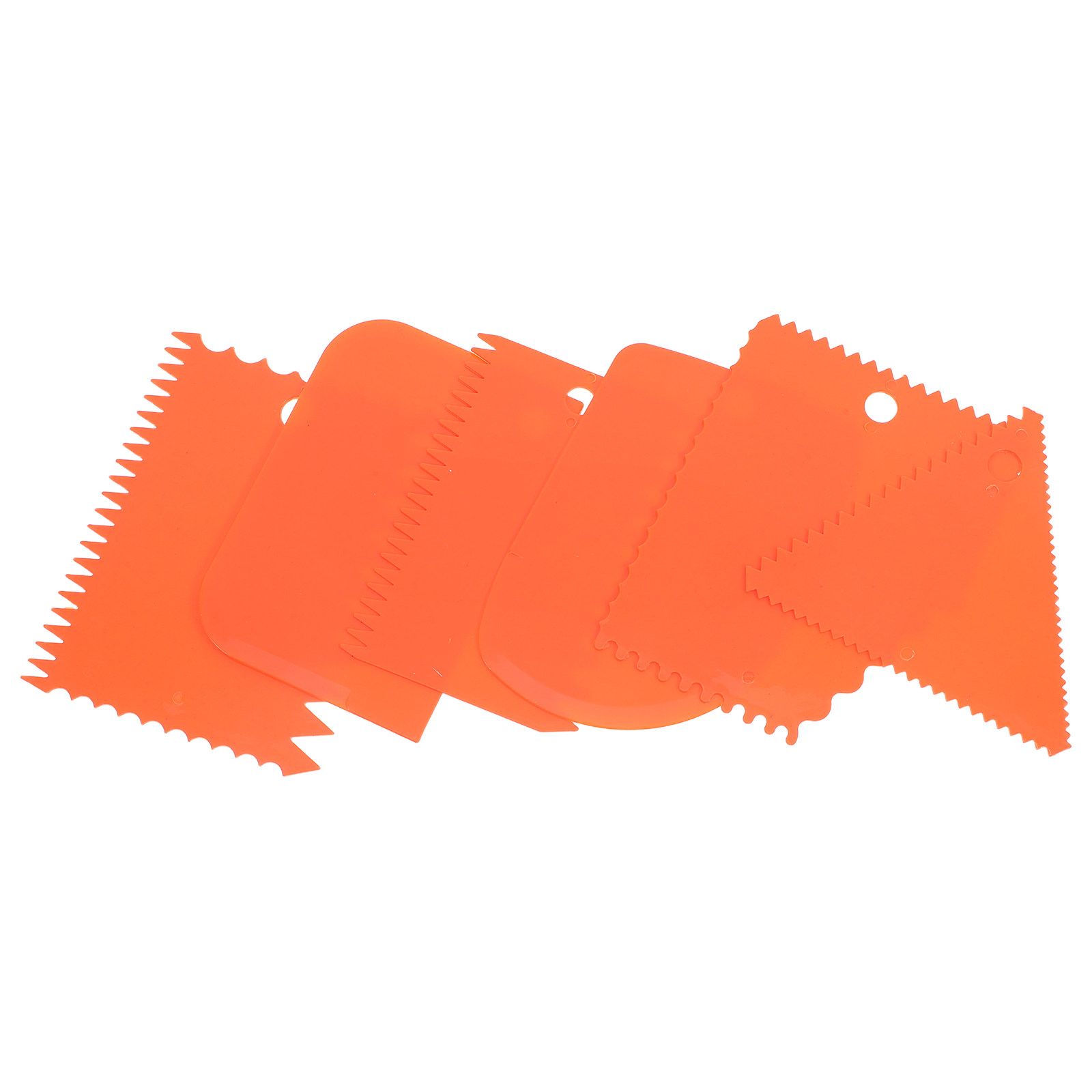 6Pcs Frosting Cake Comb Set Se - Fondant Smoother Set 评论和价格