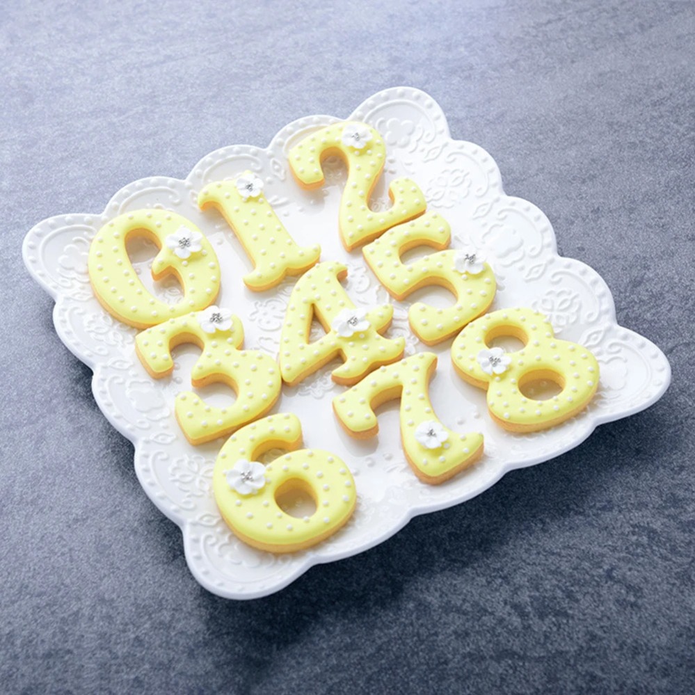 Numbers Cookie Cutters Biscuit - Baking Kitchen Diy 评论和价格