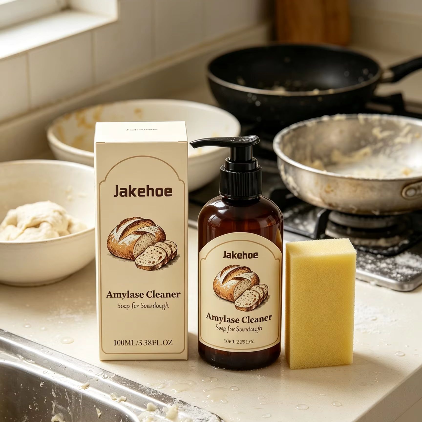 Jakehoe Amylase Cleaner Soap S - Kitchen Baking Mess 评论和价格