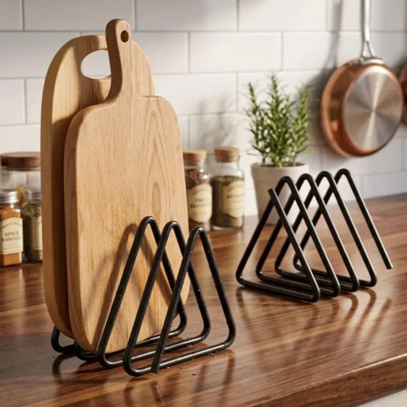 Triangular Cutting Board Stora - Kitchen Cabinet Baking Organizer 评论和价格