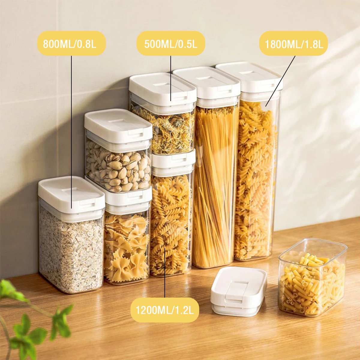 Pasta Storage Box Transparent  - Kitchen Bank 评论和价格