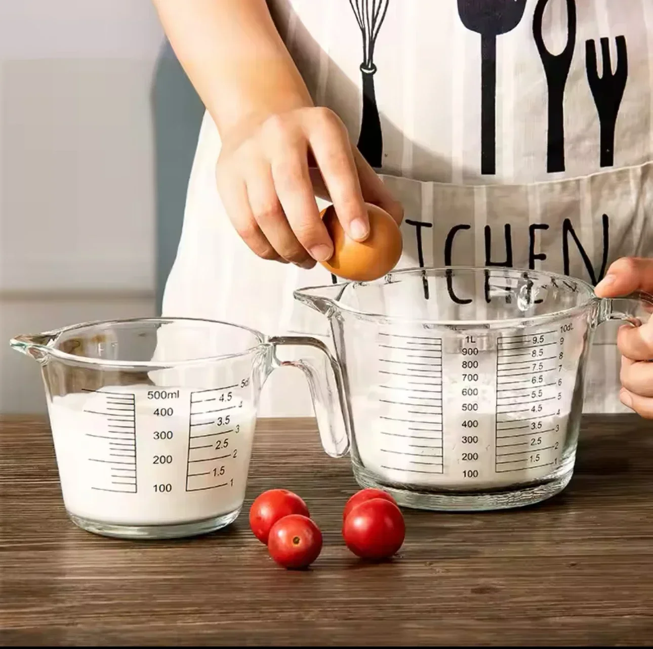 2/4 Cup Glass Measuring Cup Fo - Kitchen Baking Essentials 评论和价格