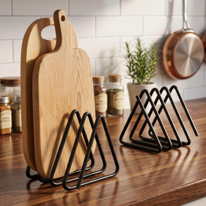 Triangular Cutting Board Stora - Kitchen Cabinet Baking Organizer 评论和价格