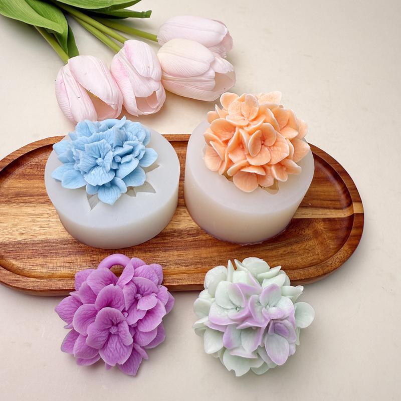 ●Hydrangea Flower Silicone Mol - Baking Kitchen Diy 评论和价格