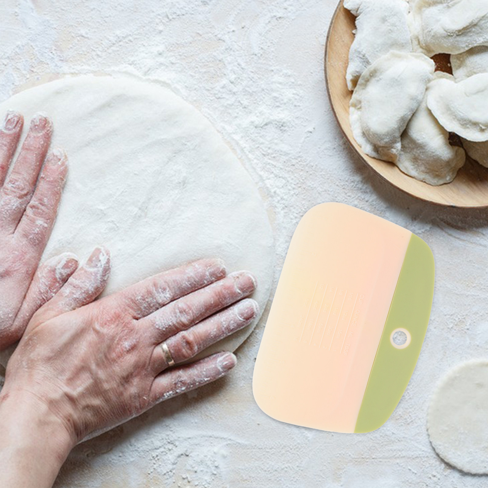 2 Pcs Baking Dough Scraper Bre - Bench Scraper Dough 评论和价格