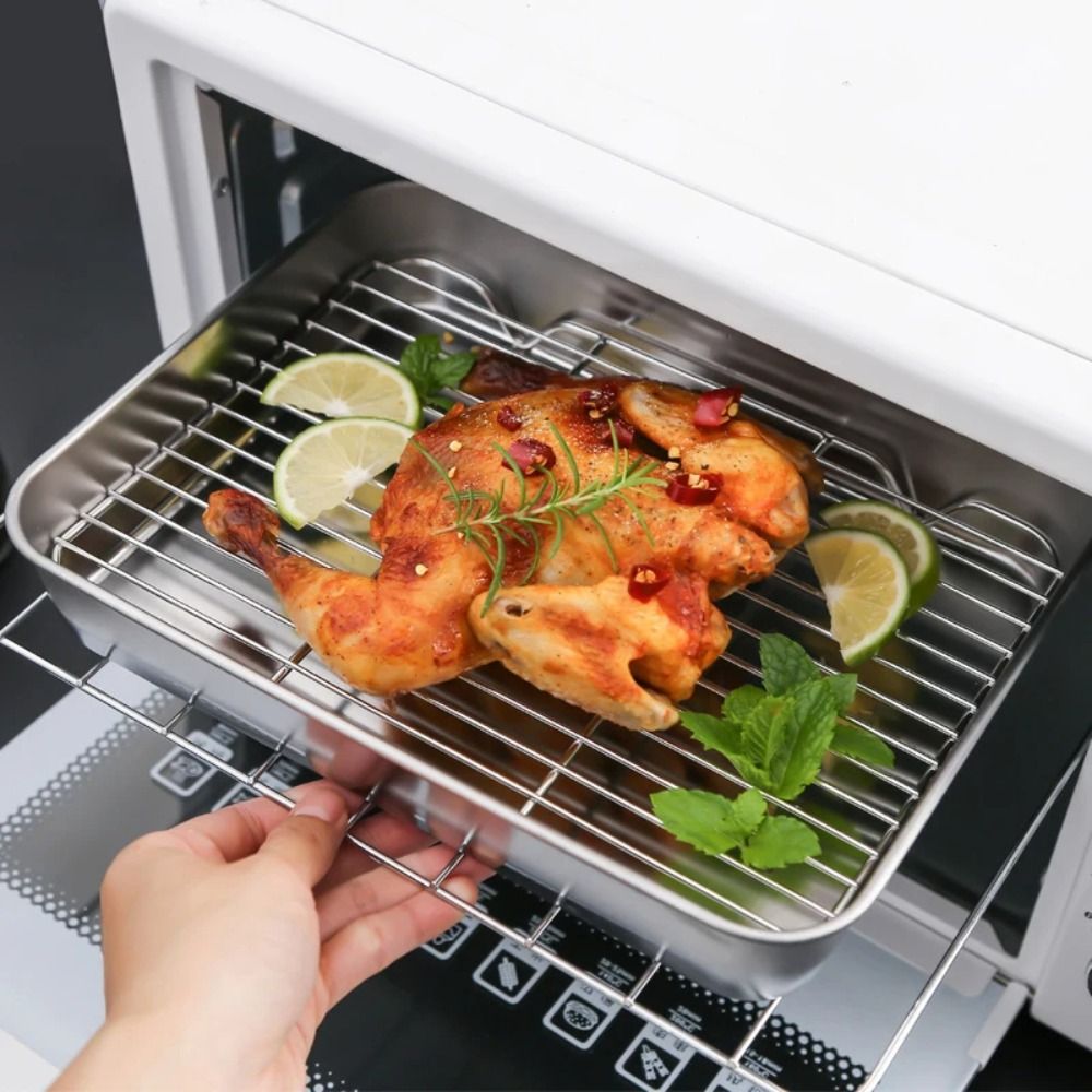 Portable Non-Stick Stainless S - Kitchen Oven Baking Pans 评论和价格