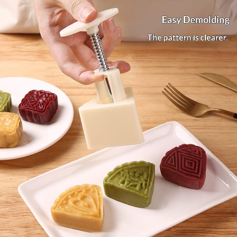 【HG】1 Set DIY Mooncake Mold Pl - Kitchen Baking Torch 评论和价格