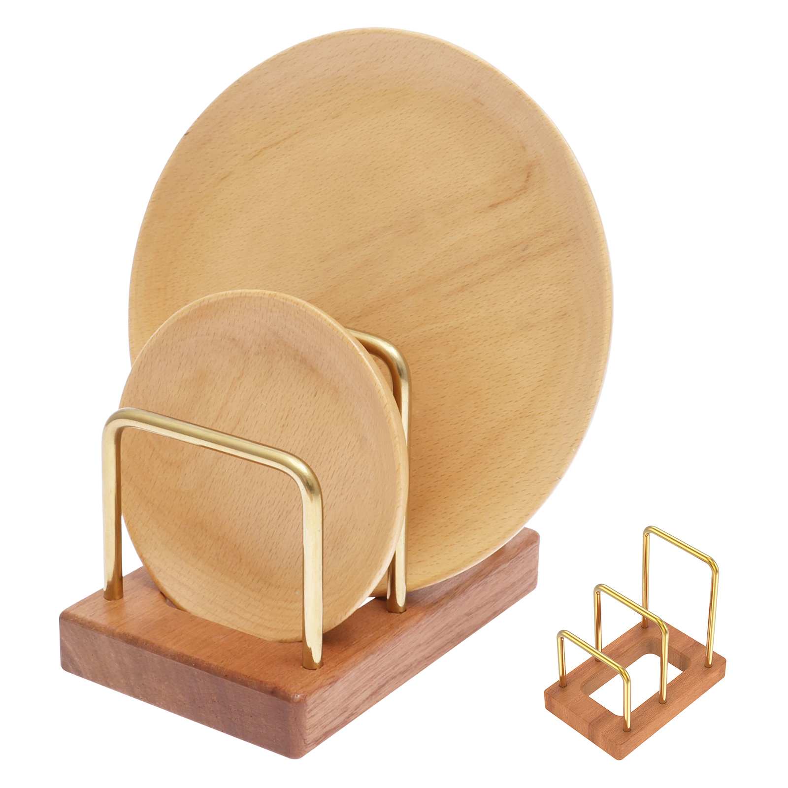Pot Lid Rack Cutting Board Org - Kitchen Cabinet Baking Organizer 评论和价格