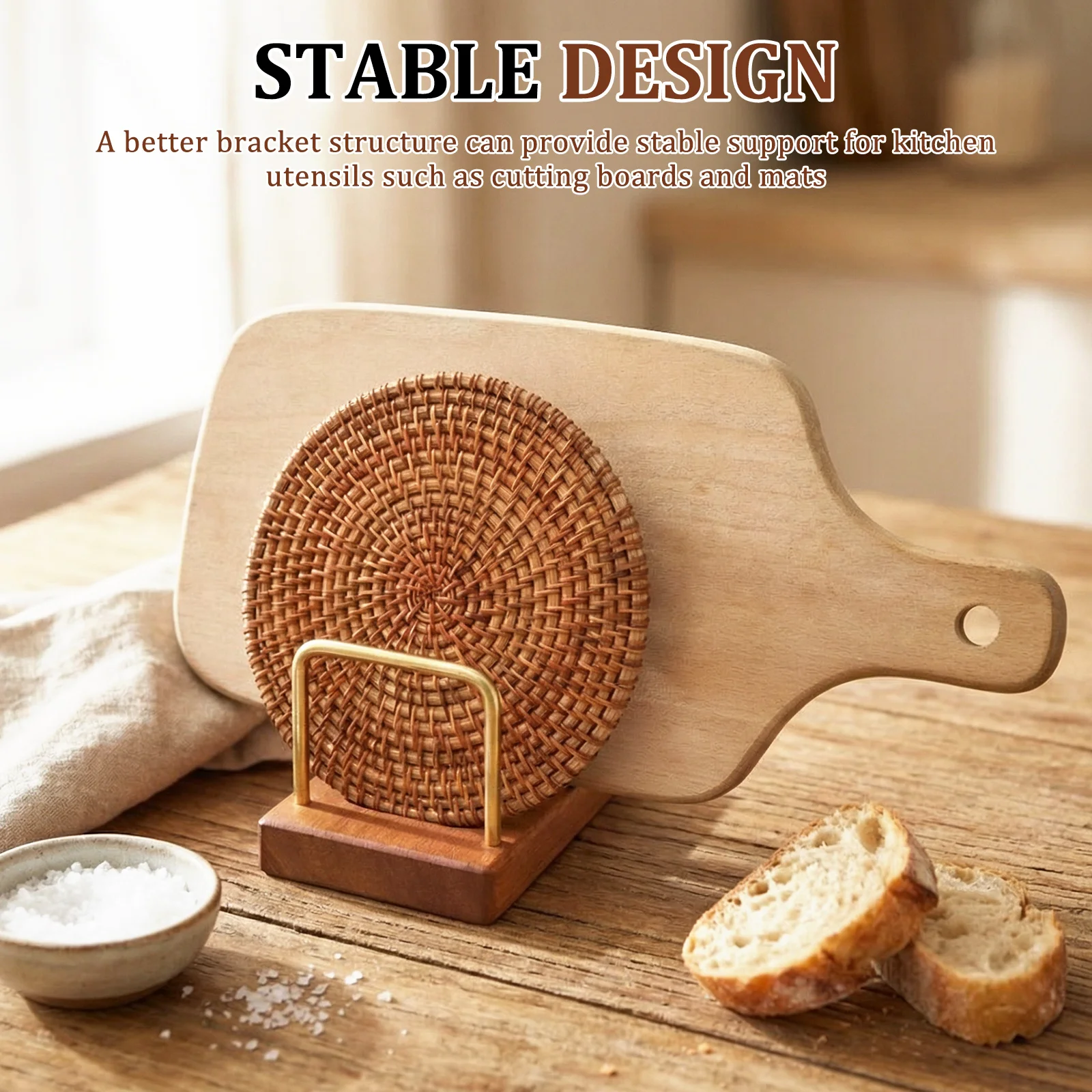 Pot Lid Rack Cutting Board Org - Kitchen Cabinet Baking Organizer 评论和价格