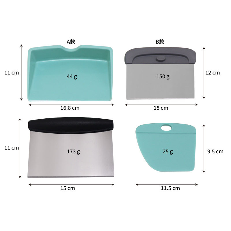2 IN 1 Bench Scraper Dough Cut - Bench Scraper Dough 评论和价格