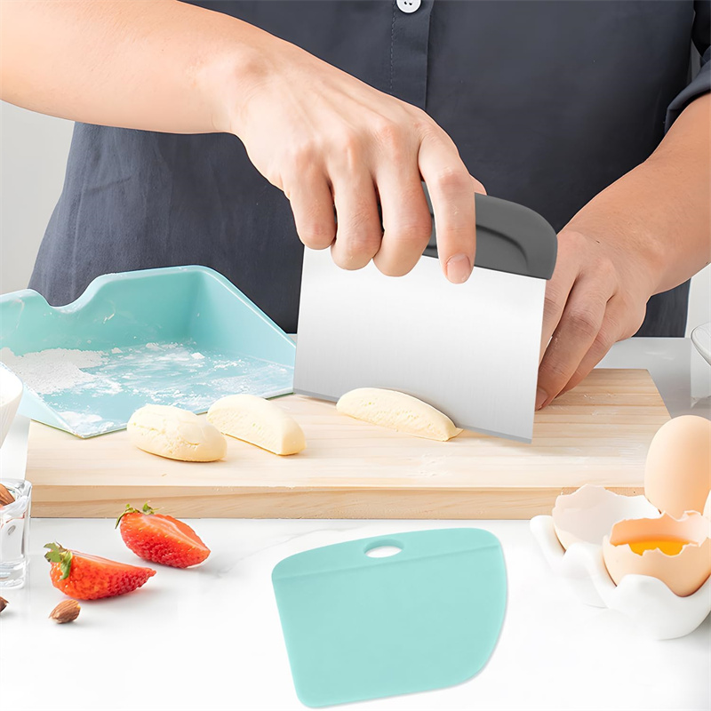 2 IN 1 Bench Scraper Dough Cut - Bench Scraper Dough 评论和价格