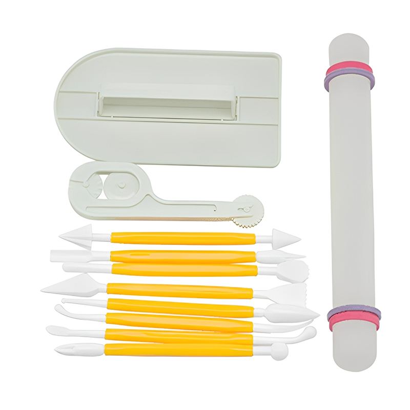 11pcs/set Baking Tools Cake Sc - Fondant Smoother Set 评论和价格