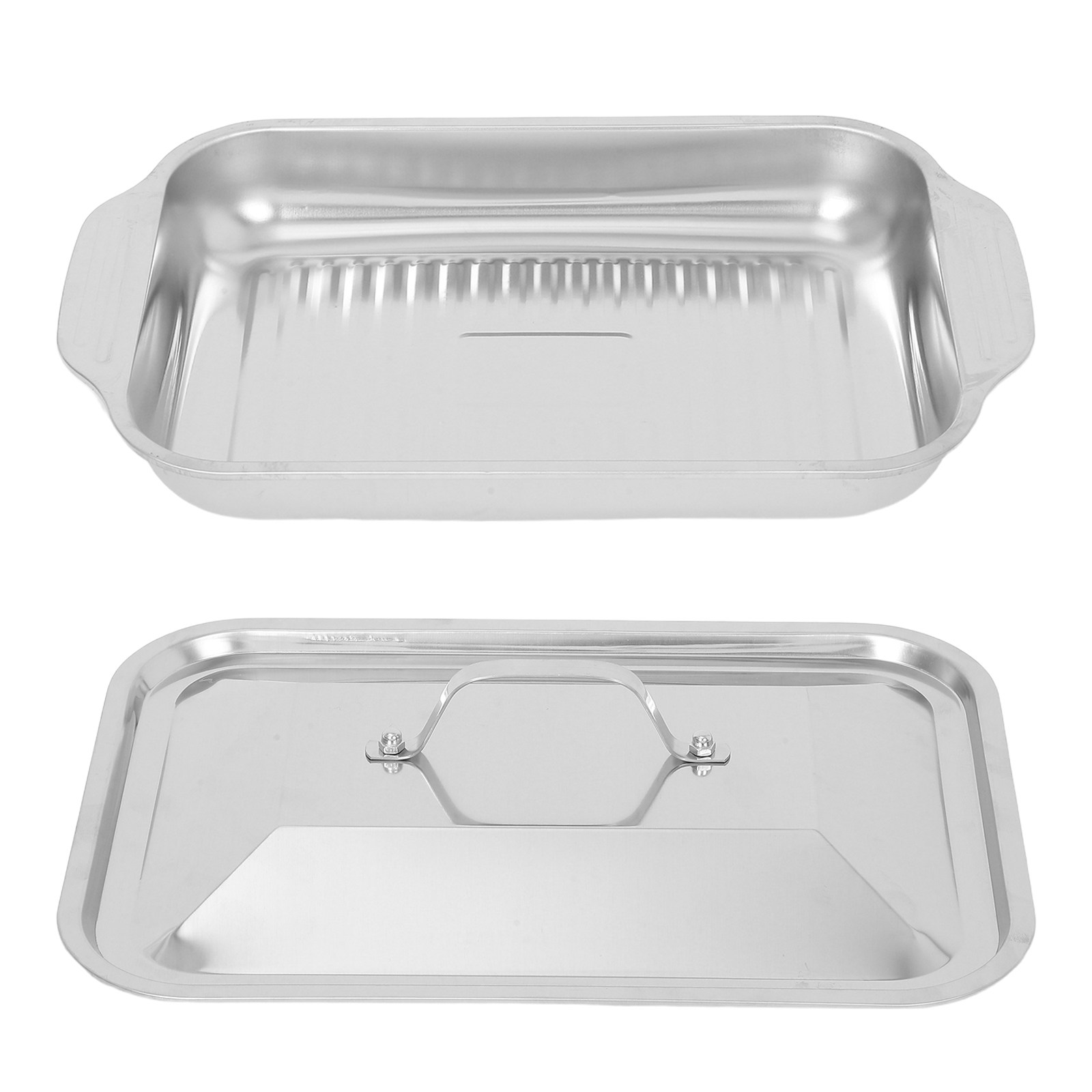 Stainless Steel Rectangular Gr - Kitchen Oven Baking Pans 评论和价格