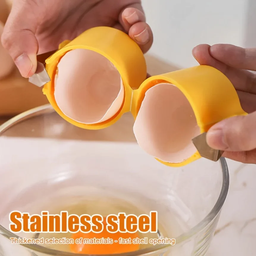 1/3pcs-Stainless Steel Eggshel - Kitchen Baking Essentials 评论和价格