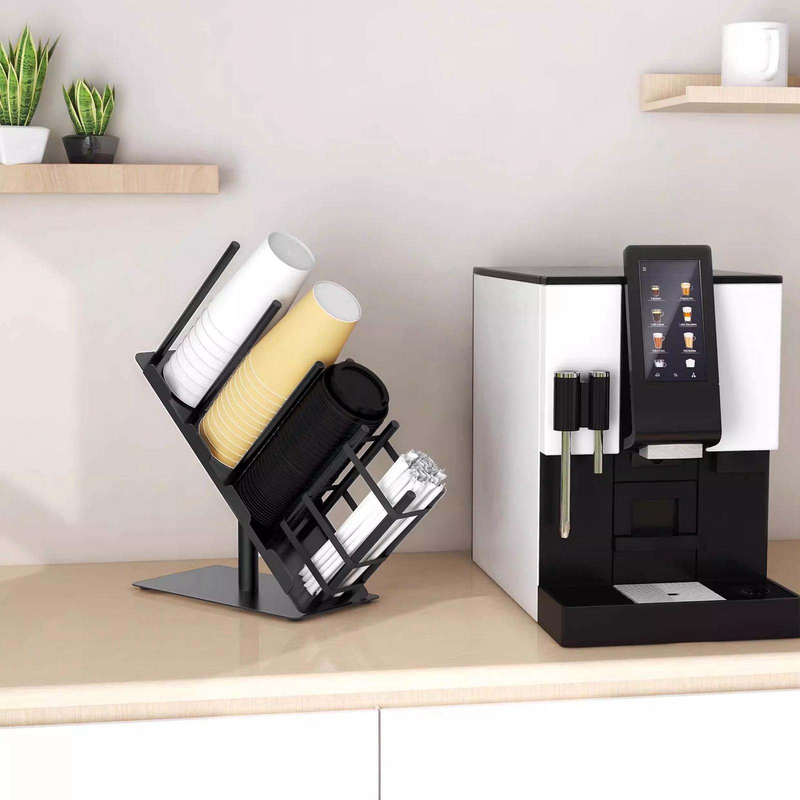 Paper Cup and Lid Holder Stora - Kitchen Cabinet Baking Organizer 评论和价格