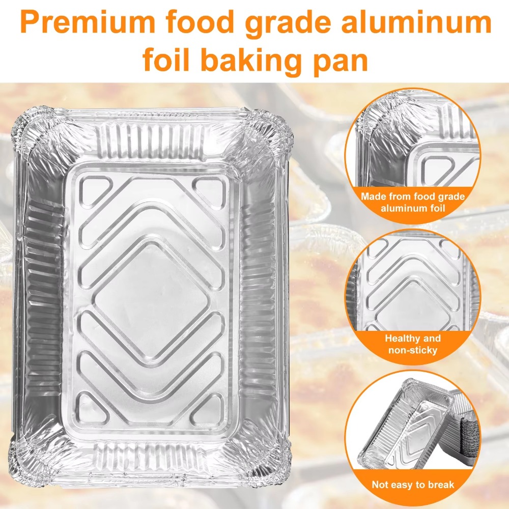 10PCS Disposable Aluminum Foil - Kitchen Oven Baking Pans 评论和价格