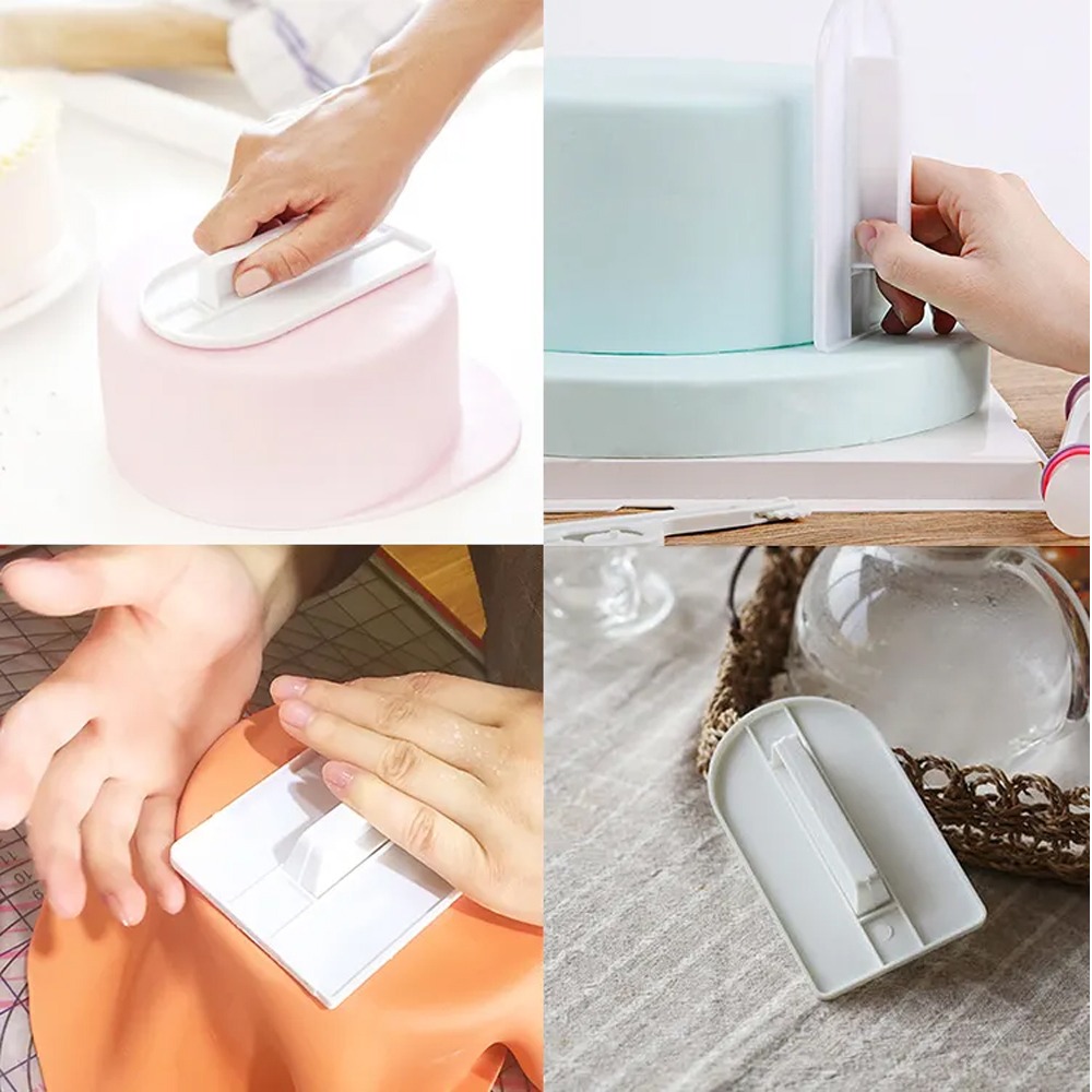 Plastic Cake Smoother DIY Fond - Fondant Smoother Set 评论和价格